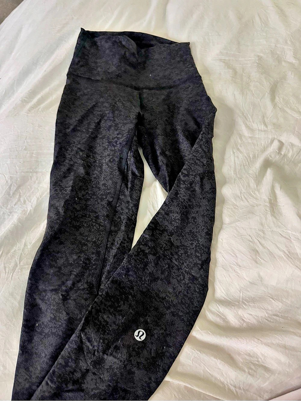 lululemon Align Pant Size 0 (Folk Floral Emboss Black) Leggings